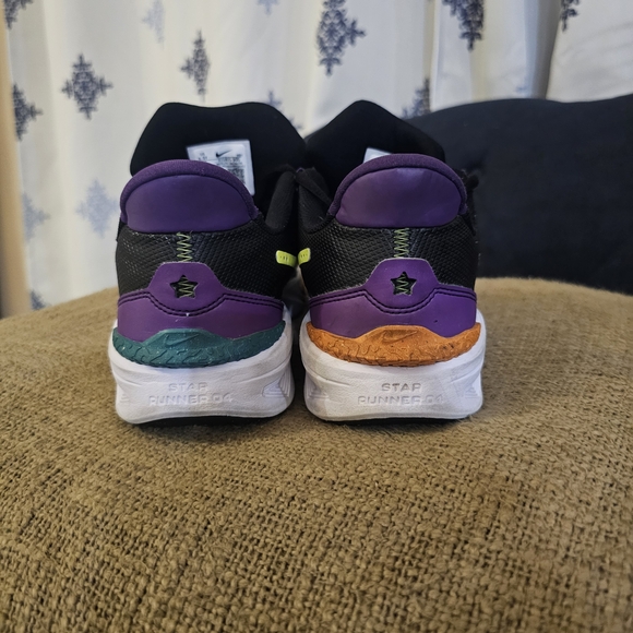 Nike Star Runner Kids Shoes - Teal, Purple, and Black - Picture 3 of 8